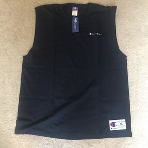 Sleeveless Champion Blue Shirt, NWT, XL,